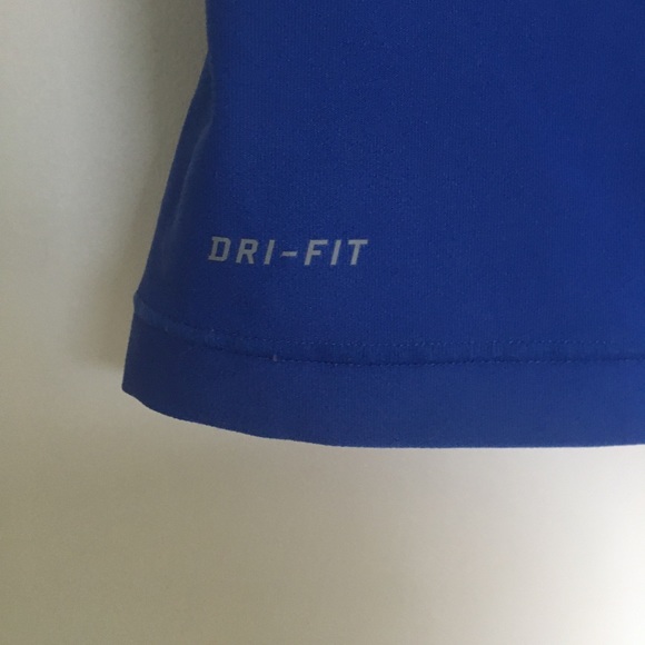 NIKE DRI-FIT Blue Sports Tank Top - Picture 4 of 9